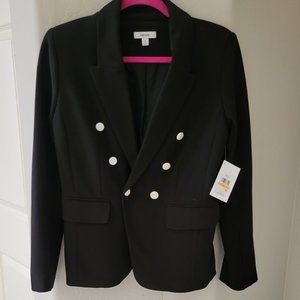 KENSIE NEW Black Blazer Size: S